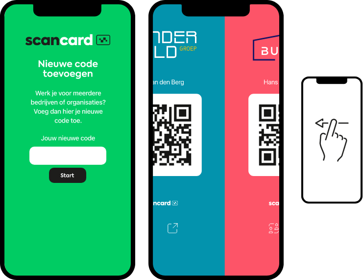 swipe digital qr cards
